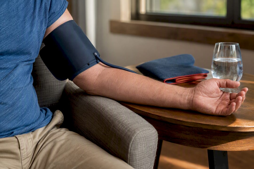 Correct seated blood pressure measurement